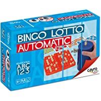 Cayro - Bingo automático - Juego Tradicional - Juego de plástico - Juego para niños y Adultos - Juego de Mesa (301)